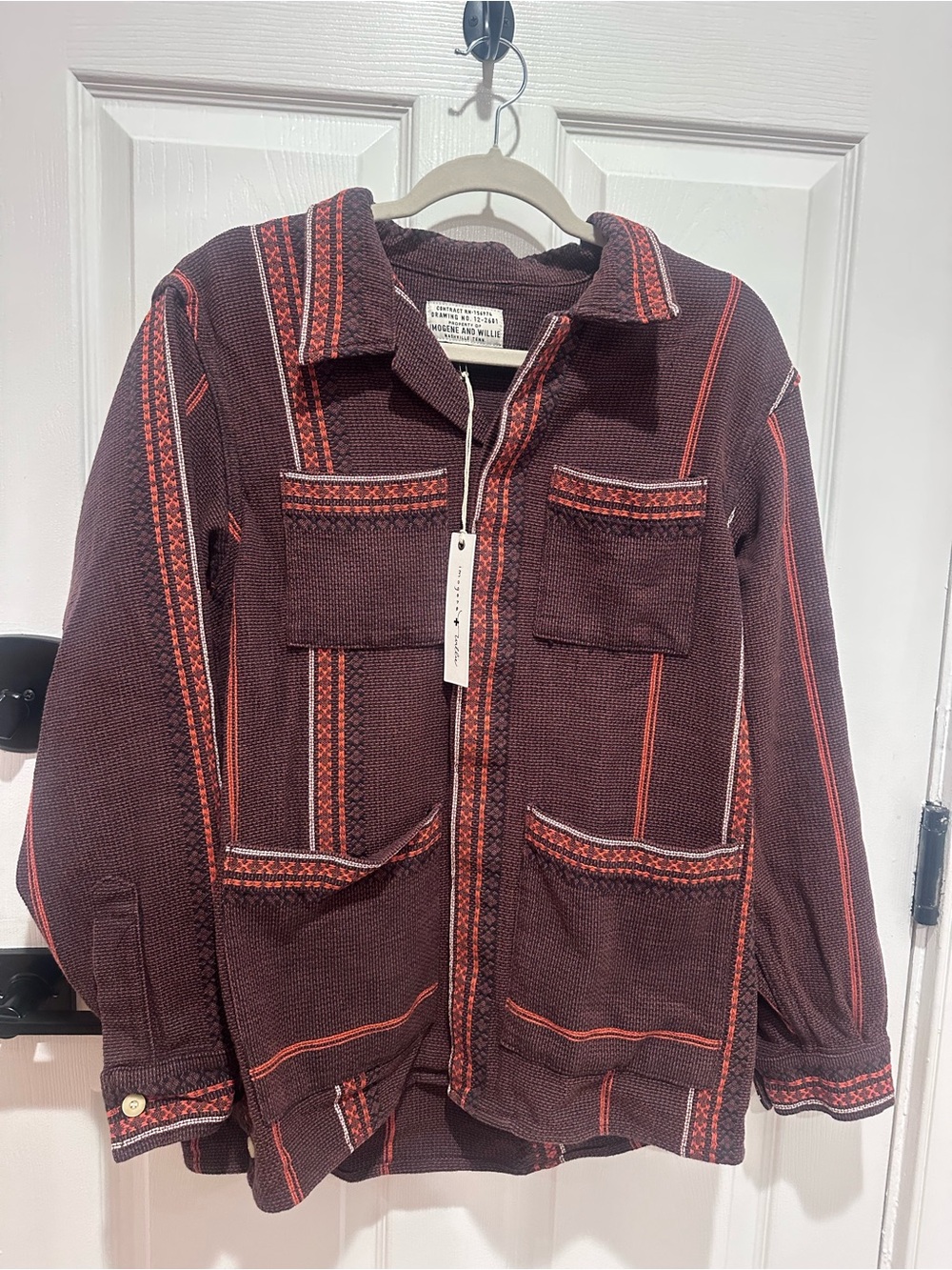 imogene + willie lagos woven border jacket - Picture 5 of 15